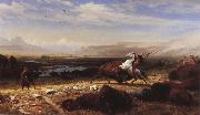 Albert Bierstadt The last Mossback oil painting on canvas